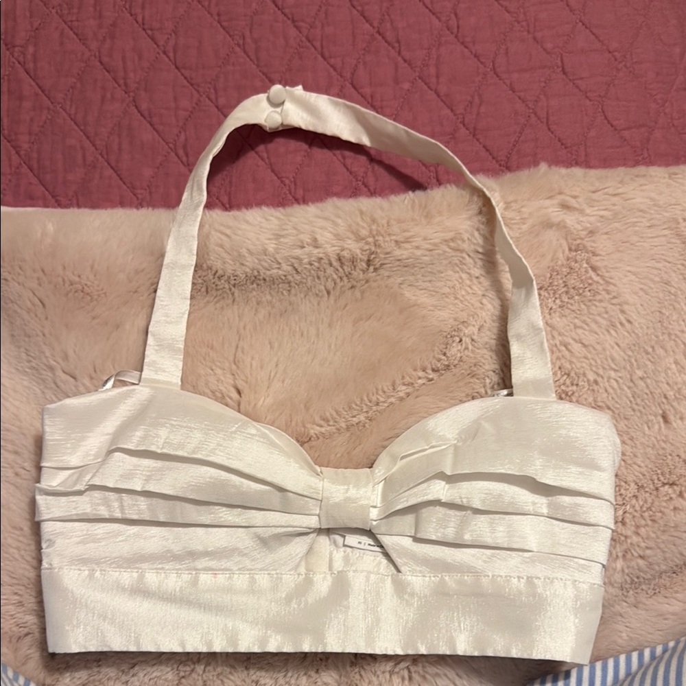 Lovers and friends white haulter top